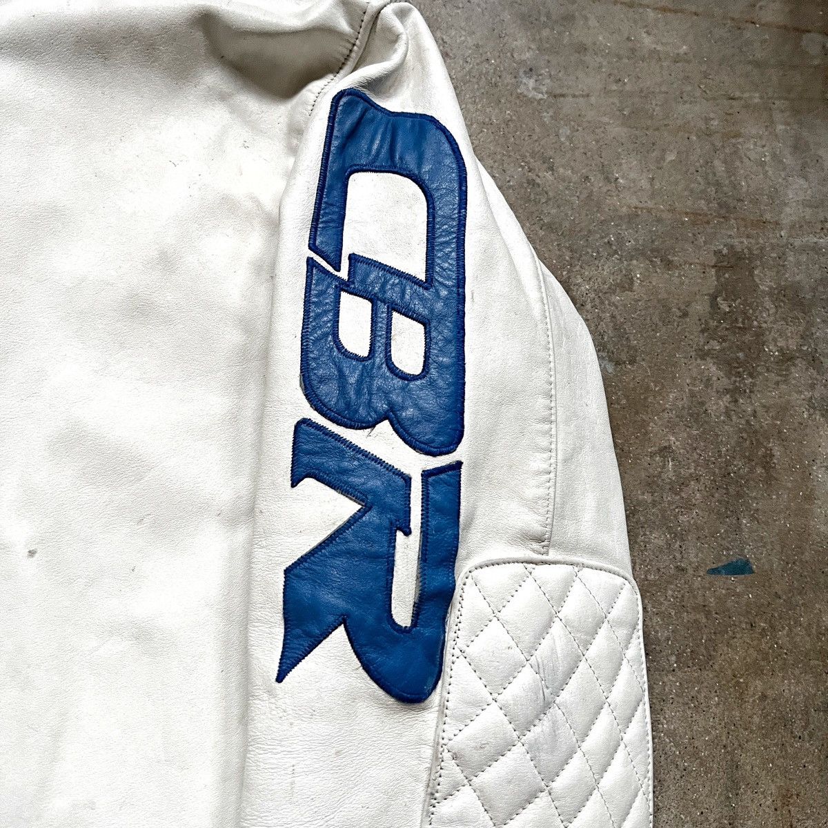 Vintage 1980’s Honda CBR Café Leather Jacket Size US L / EU 52-54 / 3 - 4 Thumbnail