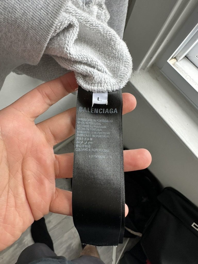 Balenciaga Balenciaga Sporty B Oversize Crewneck Sweatshirt Size US L / EU 52-54 / 3 - 4 Thumbnail