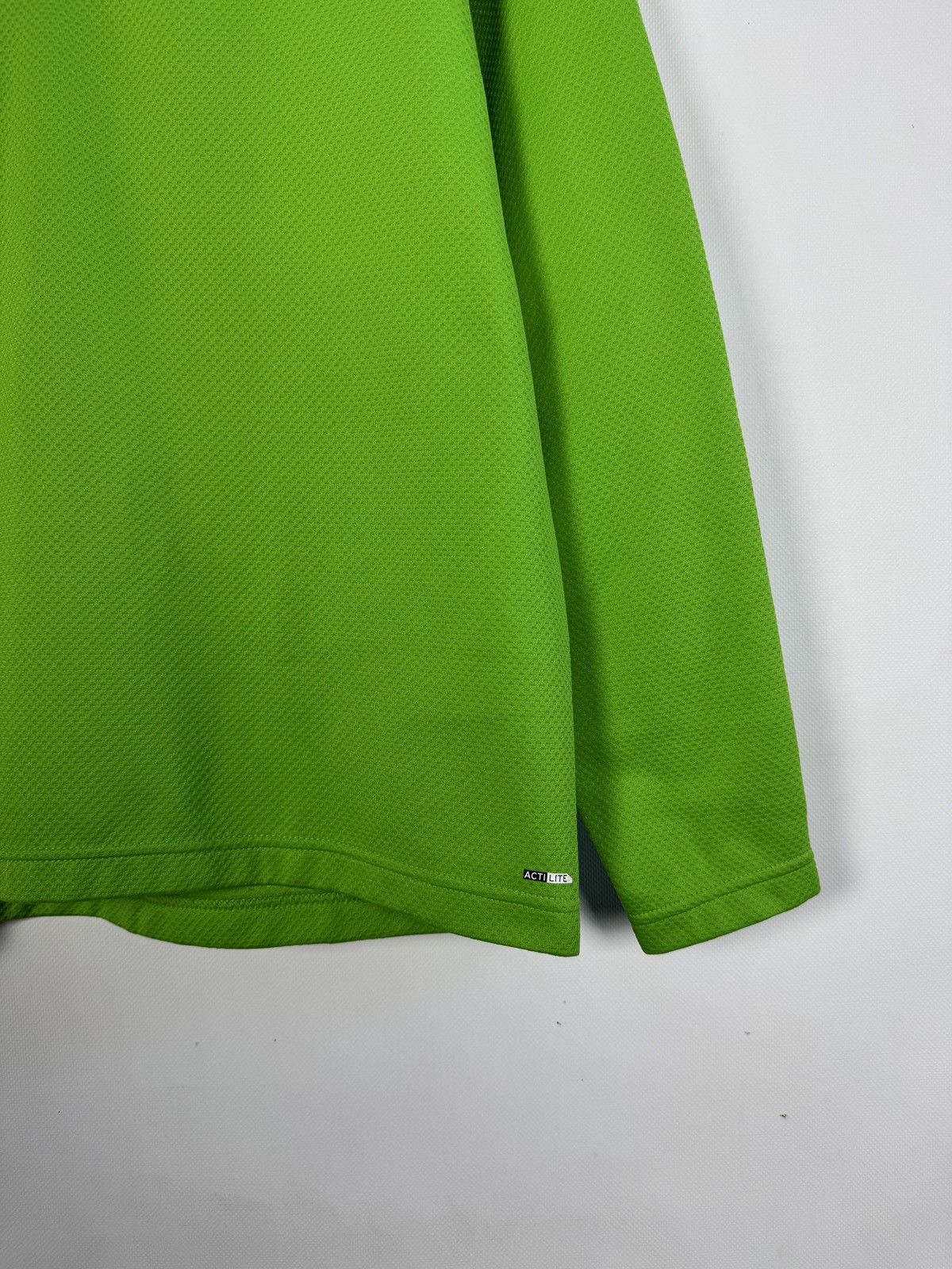 Salomon Salomon Green 1/4 Zip Pullover Long Sleeve Sport Top Size L Size US L / EU 52-54 / 3 - 5 Thumbnail
