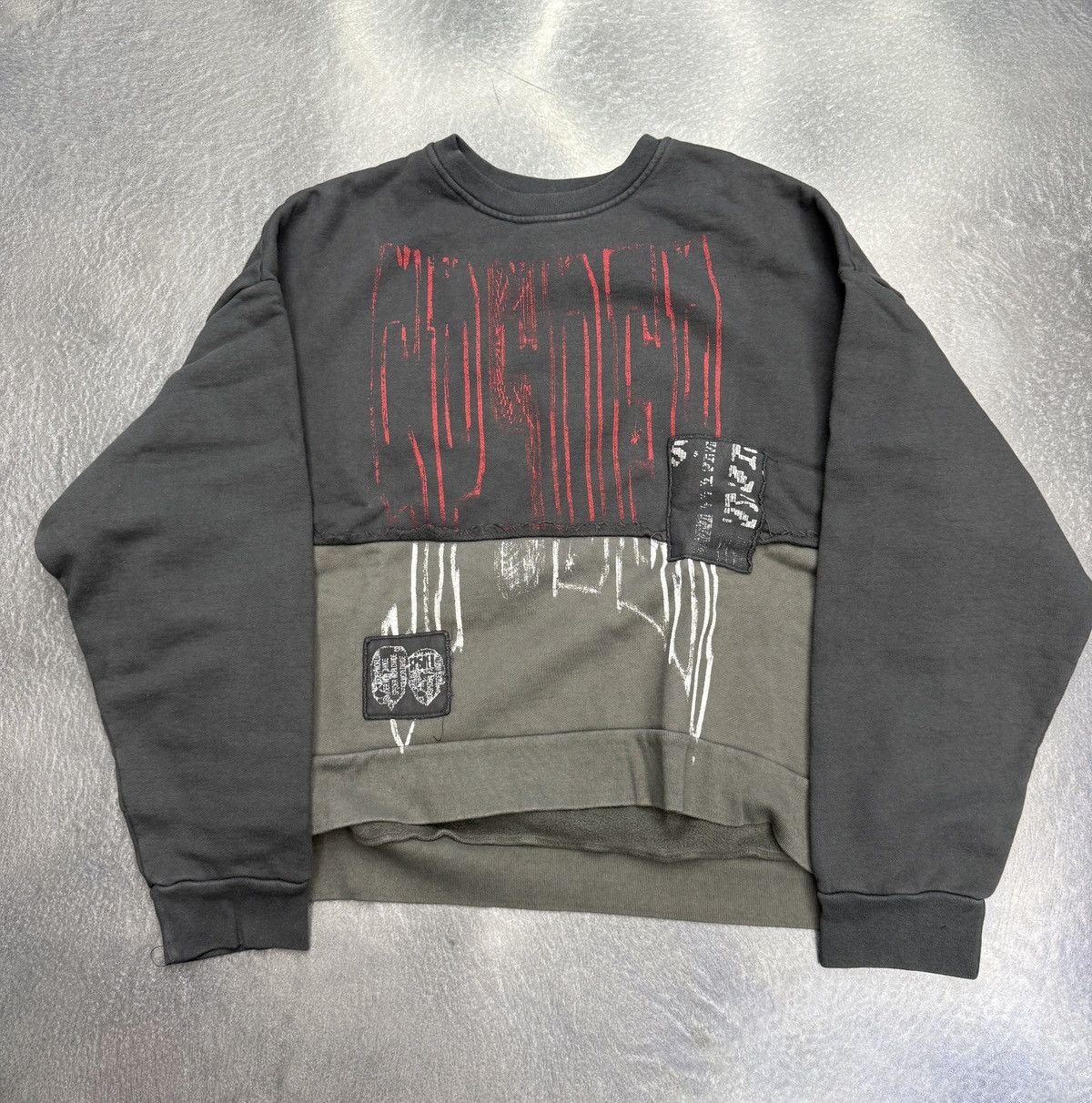 Sp5der Sp5der Diffused Collegiate Crewneck Size US L / EU 52-54 / 3 - 1 Thumbnail