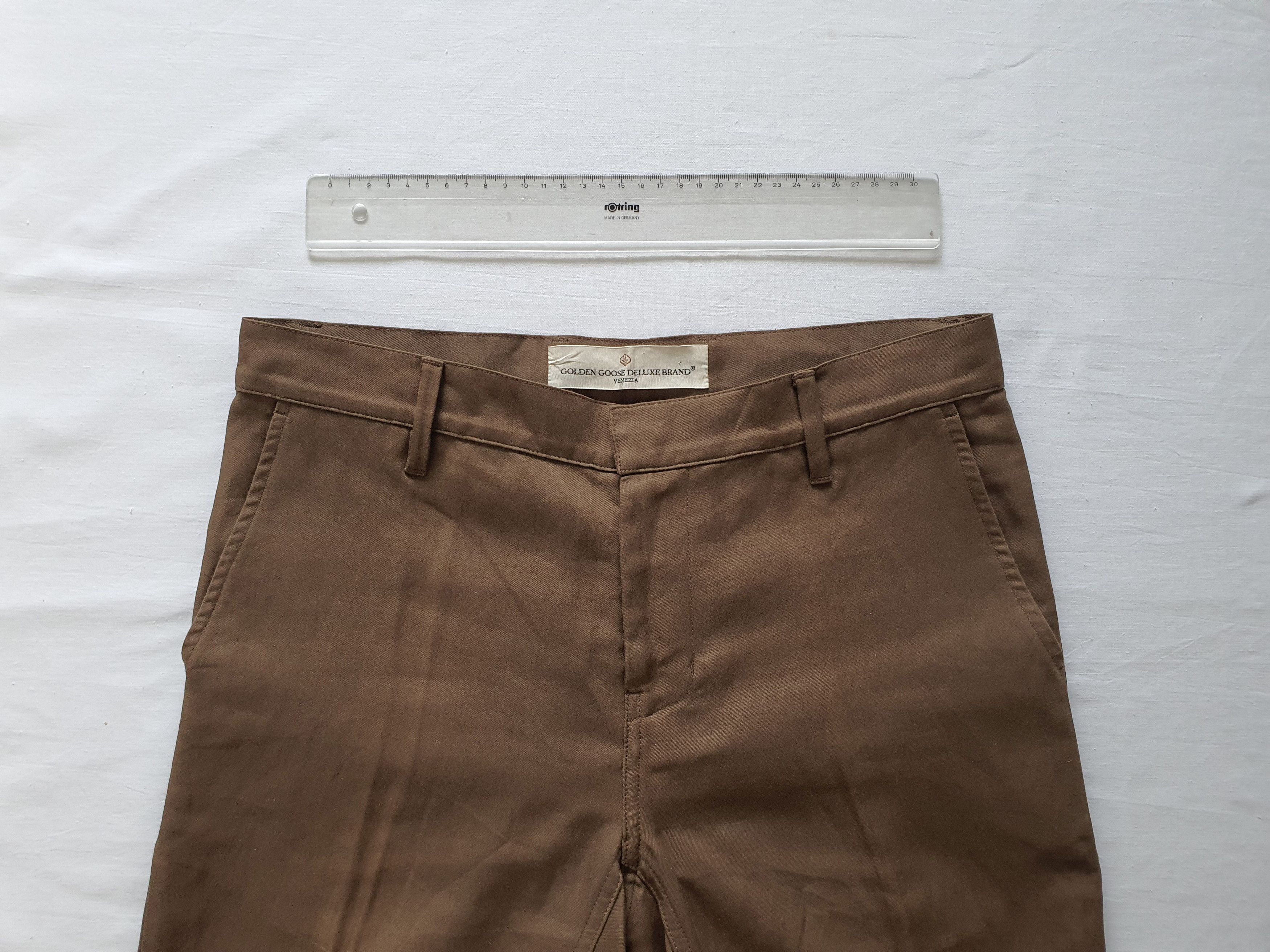Golden Goose Deluxe Brand Venezia - Classic Chinos Trousers - Silk Size US 29 - 3 Thumbnail