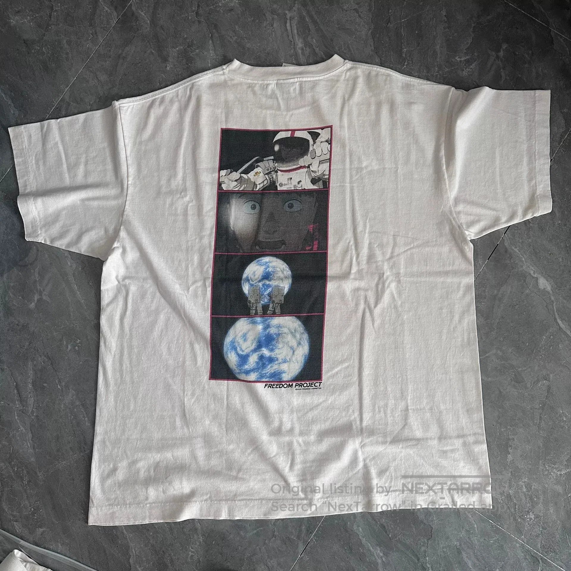 Saint Michael Saint Michael Washed White Short Sleeve. Size US XXL / EU 58 / 5 - 2 Thumbnail