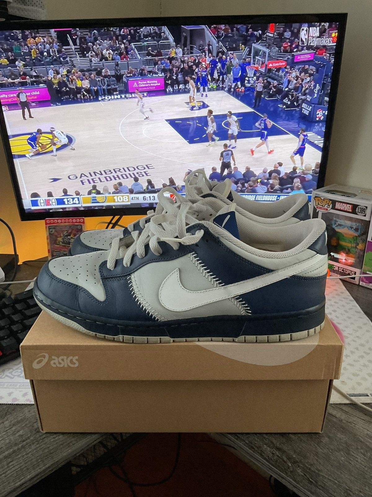 Nike Nike dunk low ‘Baseball’ Size US 12 / EU 45 - 2 Thumbnail