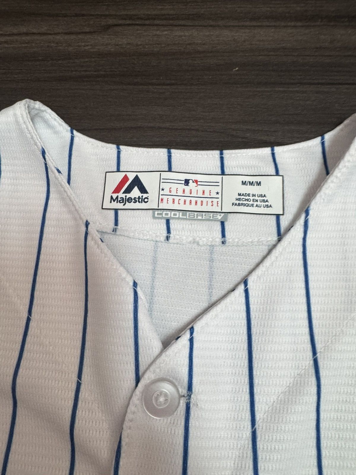 Majestic Majestic New York Mets Cool Base MLB Pinstripe Jersey Size US M / EU 48-50 / 2 - 4 Thumbnail