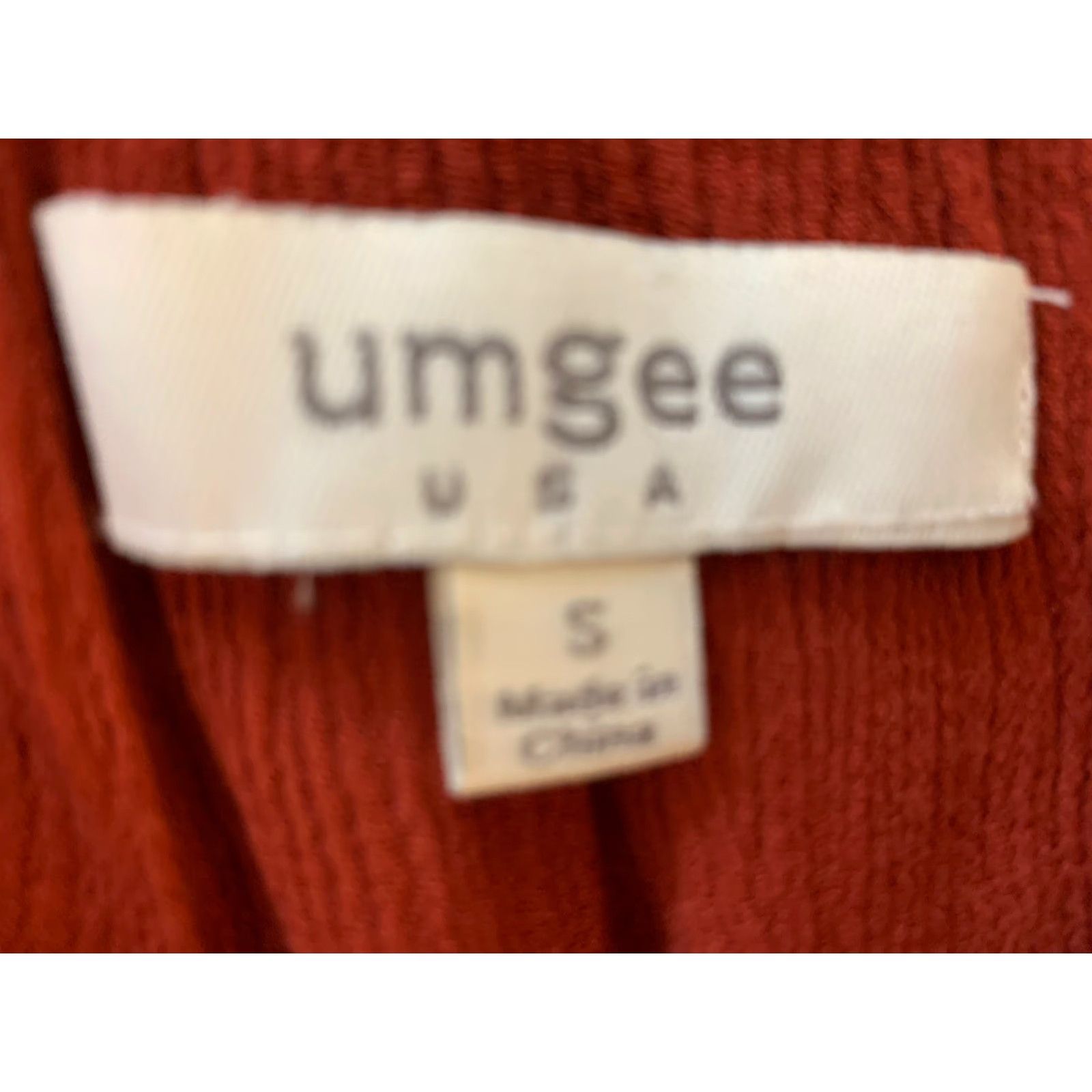 Vintage VINTAGE Women Umgee Tunic Dress Top Small Cold Shoulder Boho Orange UMGEE Blouse Shirt Mens? Size S / US 4 / IT 40 - 4 Thumbnail