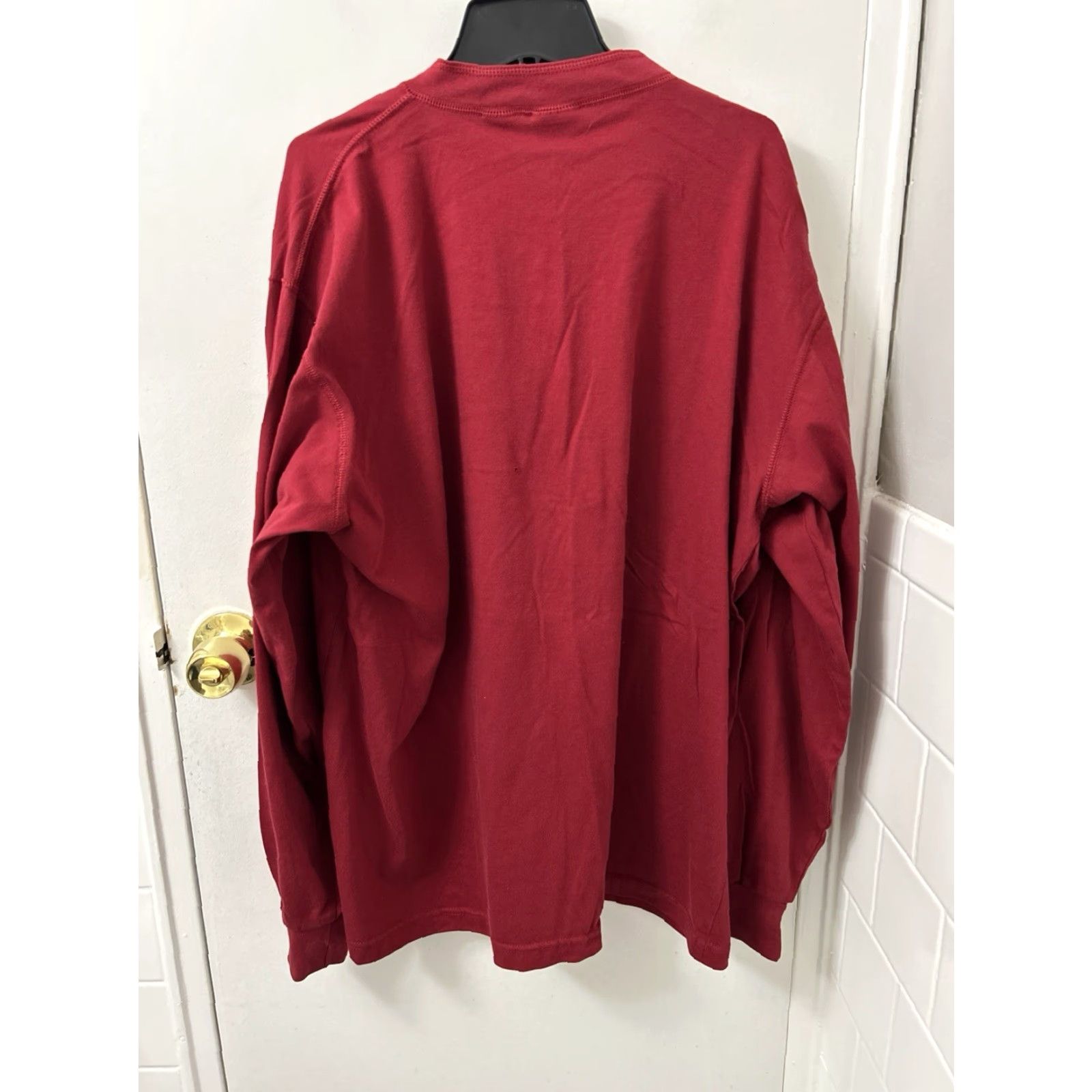 Vintage VINTAGE L.L. Bean Henley Shirt Mens XL Red Long Sleeve Cotton Size US XL / EU 56 / 4 - 7 Thumbnail