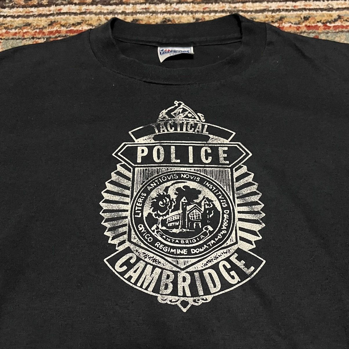 Vintage Vintage Cambridge Tactical Police Boston L Shirt Mass Size US L / EU 52-54 / 3 - 2 Thumbnail
