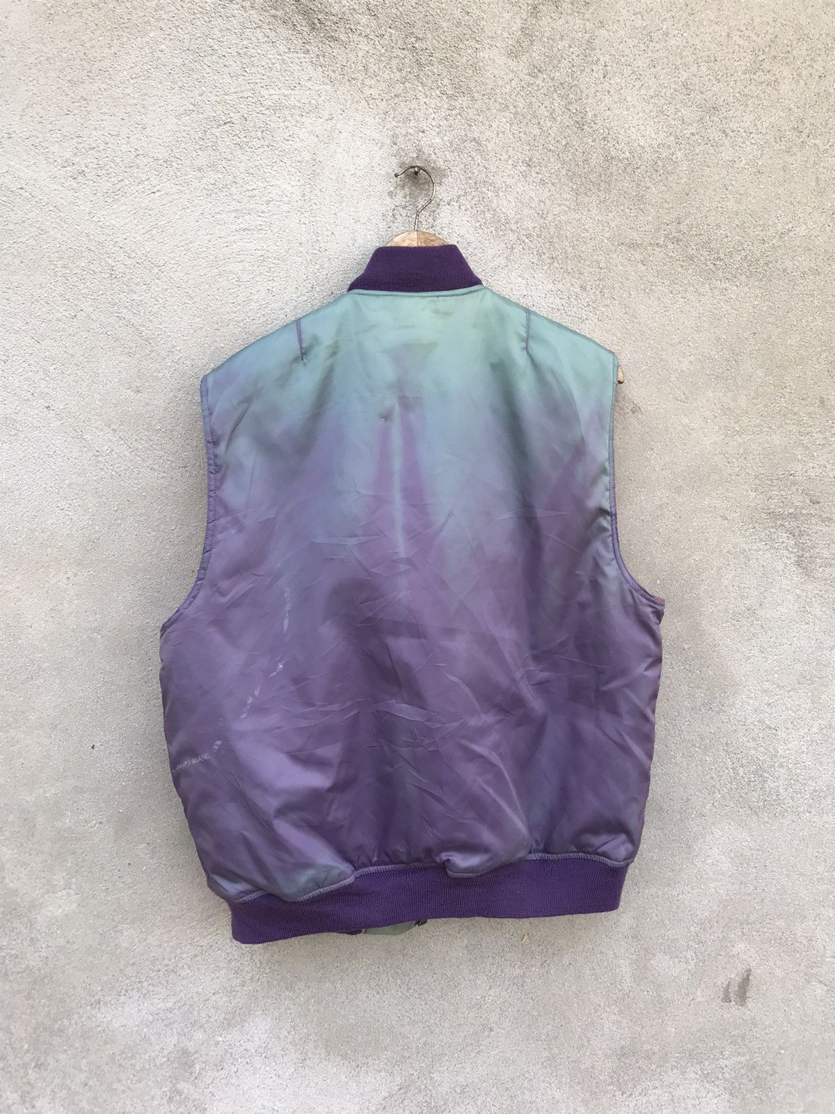 Vintage ICO BUN BOMBER ALPHA INDUSTRIES FADED JACKET WINTER WEAR Size US L / EU 52-54 / 3 - 7 Thumbnail