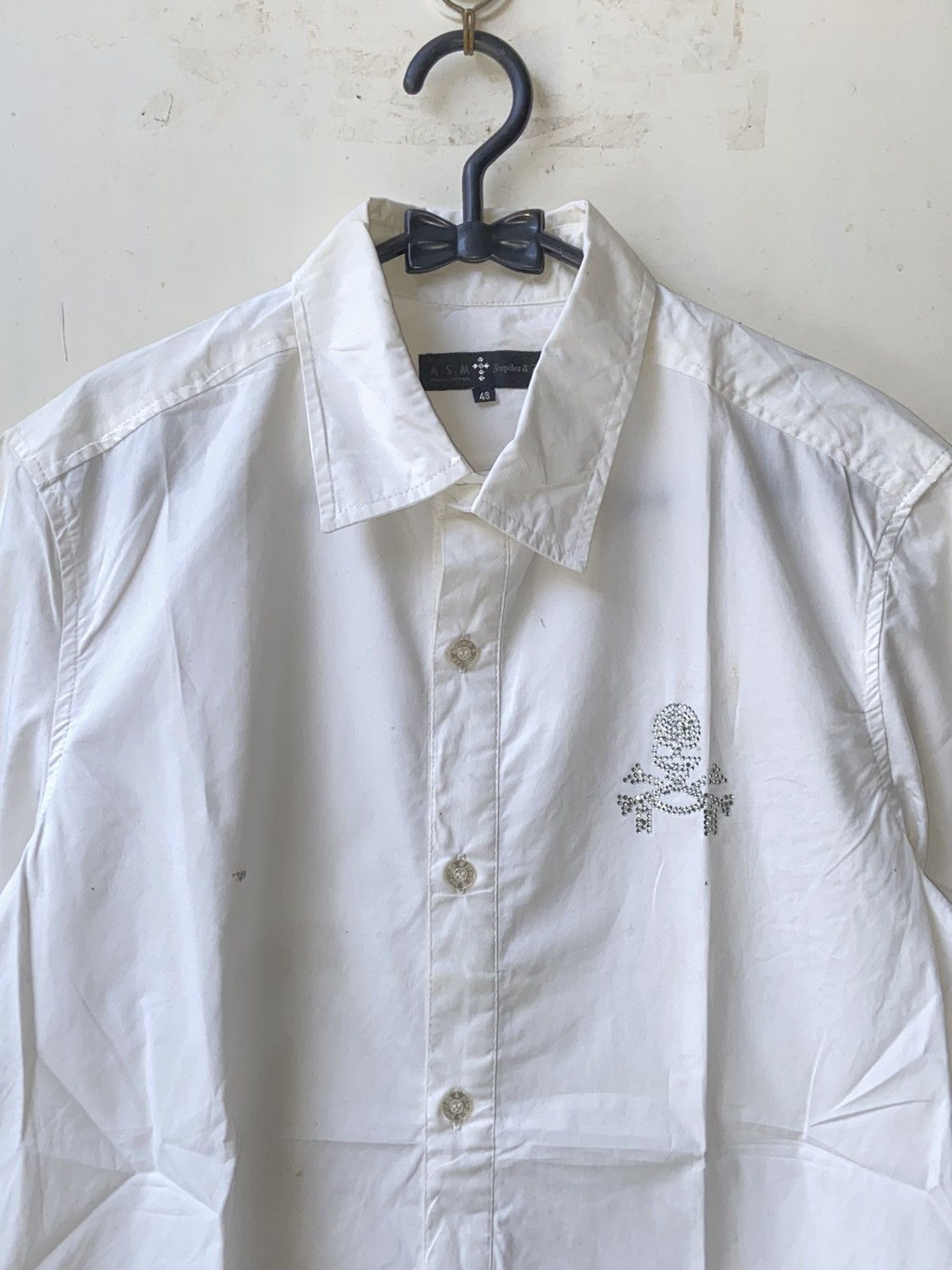 Mastermind Japan MASTEMIND A.S.M White Shirt Size US M / EU 48-50 / 2 - 12 Thumbnail