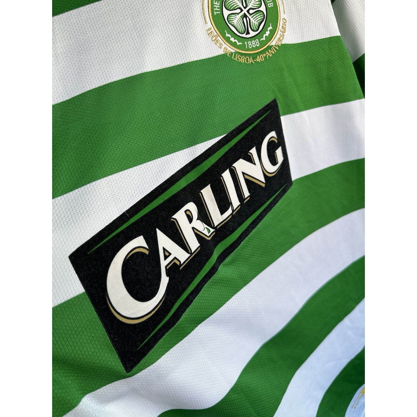 Nike Celtic Home Football Shirt Jersey 2007/08 40th Anniversary Size US M / EU 48-50 / 2 - 8 Thumbnail