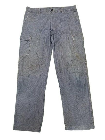 Japanese Brand × Vintage EVENRIVER VINTAGE BONDAGE CARGO STRIPE JEANS Size US 36 / EU 52 - 1 Thumbnail