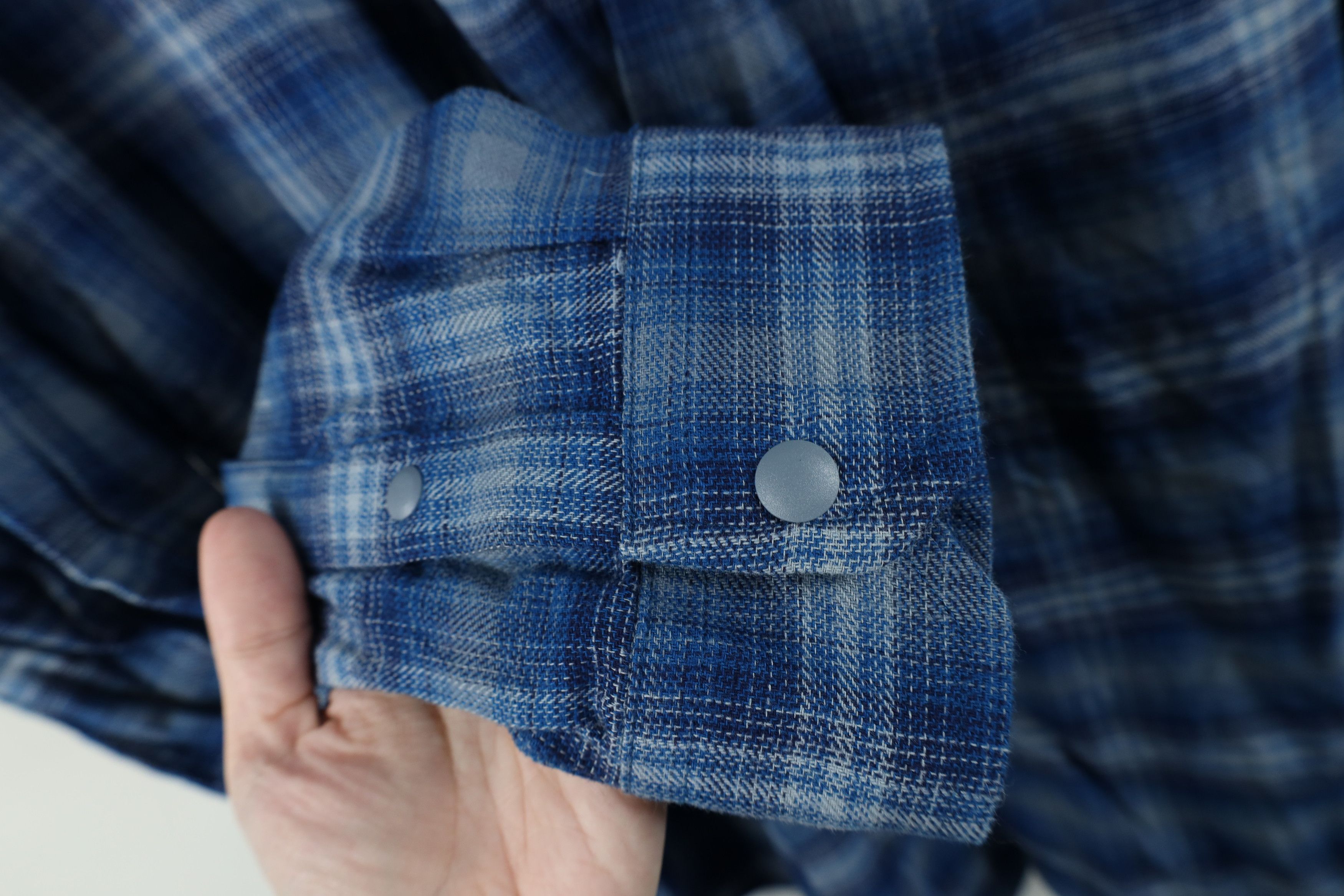 Under Armour Under Armour Flannel Collared Button Shirt Blue Plaid Size US XXL / EU 58 / 5 - 8 Thumbnail
