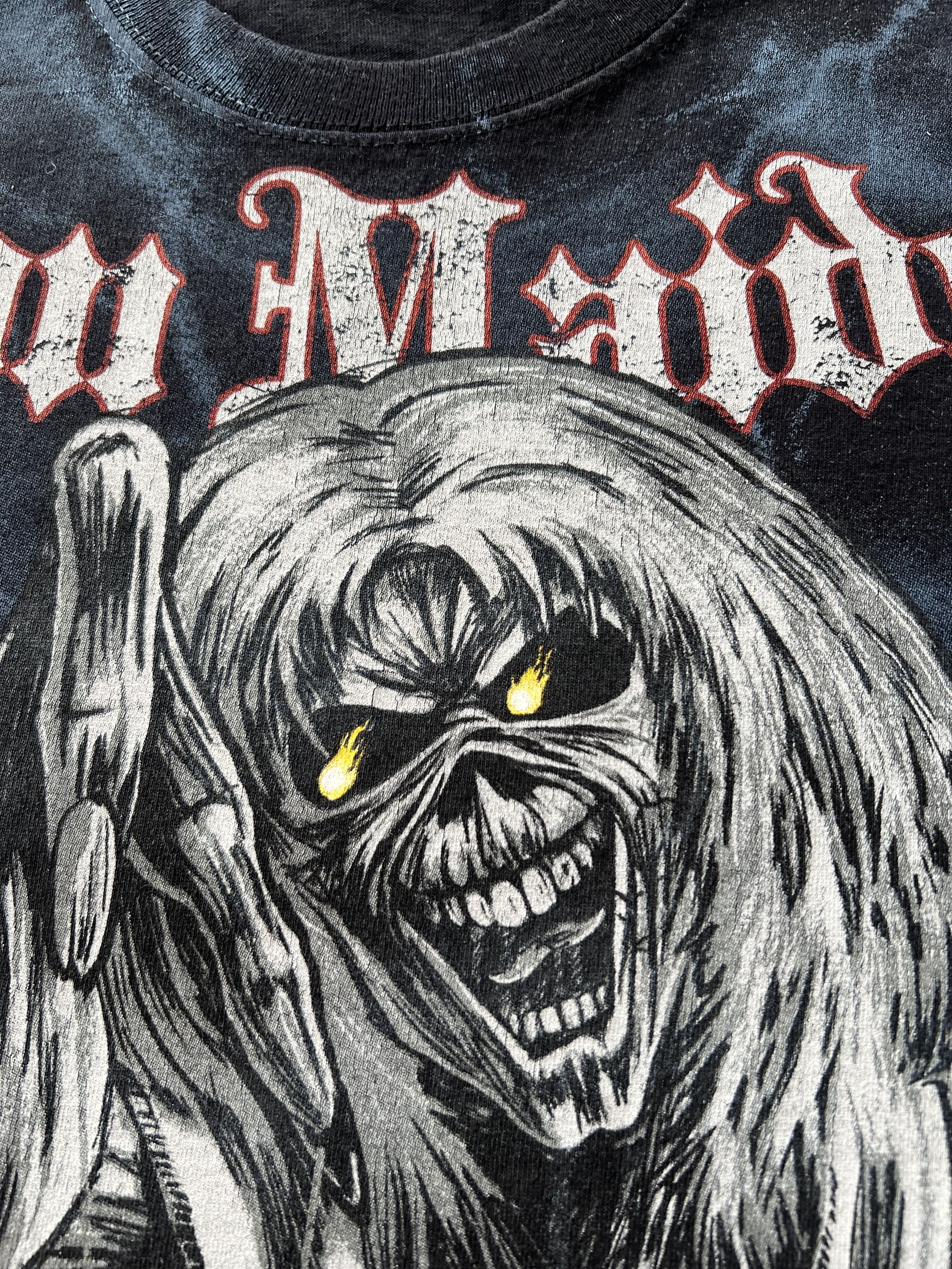 Band Tees Vintage 2010 Iron Maiden The Number of the Beast AOP T-shirt Size US M / EU 48-50 / 2 - 6 Thumbnail