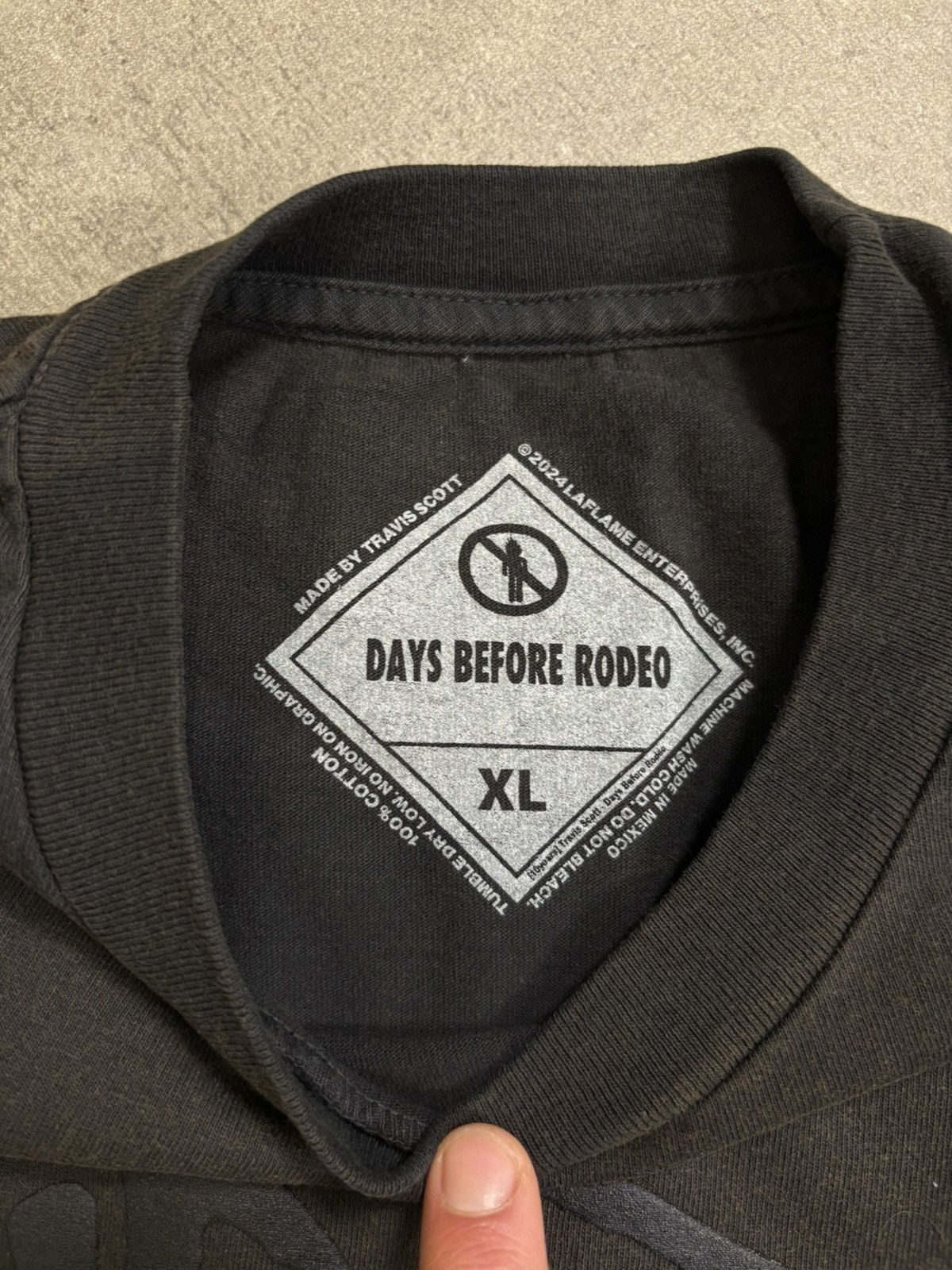 Travis Scott CJ x Sp5der DBR Tee I, Black Size US XL / EU 56 / 4 - 4 Thumbnail