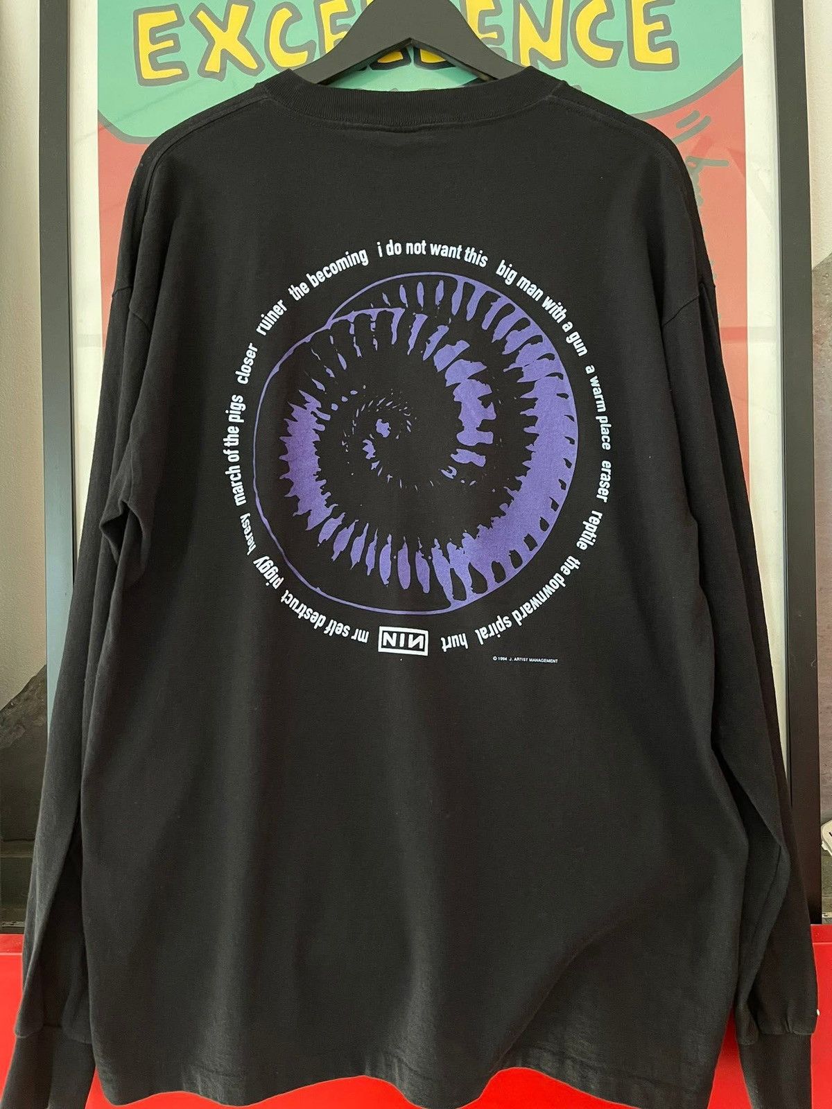 Other Nine Inch Nails Long Sleeve Shirt Size US XL / EU 56 / 4 - 2 Thumbnail