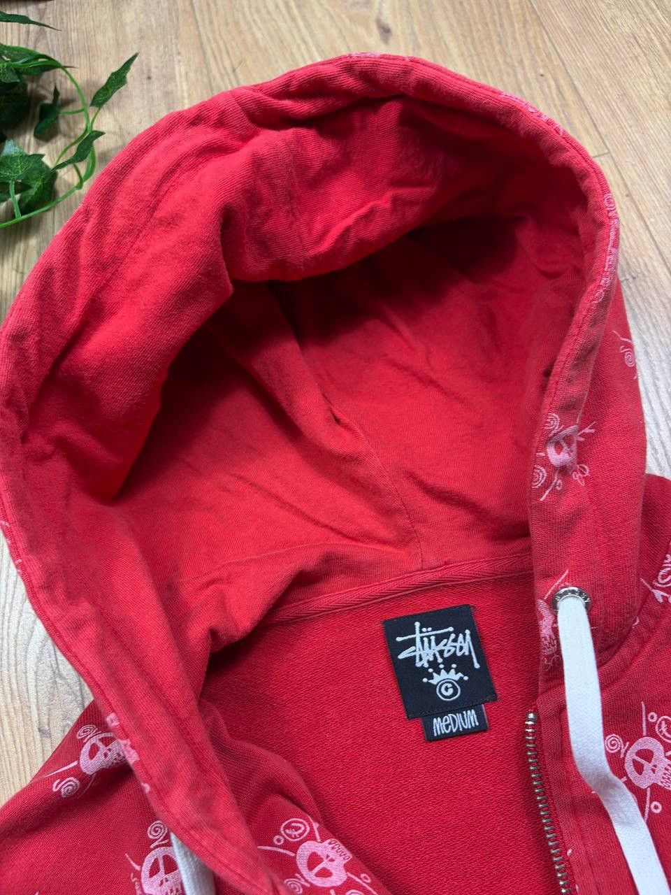 Stussy STUSSY SKATE SKULL ZIP HOODIE Y2K RARE VINTAGE Size US M / EU 48-50 / 2 - 9 Thumbnail