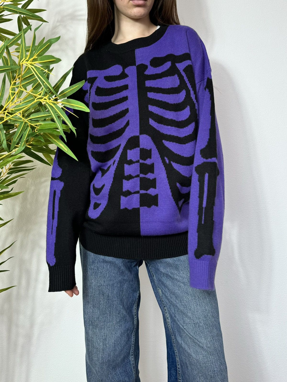 Japanese Brand AVANT GARDE SKELETON Y2K SWEATER Size US M / EU 48-50 / 2 - 1 Thumbnail