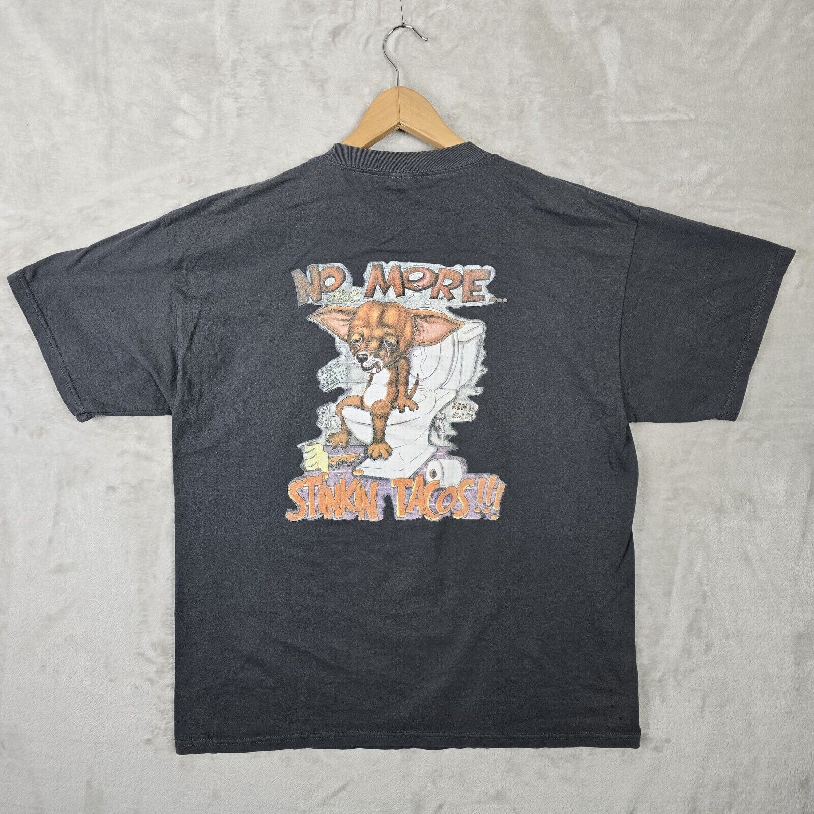 Alstyle Vtg No More Stinkin Tacos Shirt Taco Bell Dog Chihuahua XL Size US XL / EU 56 / 4 - 2 Thumbnail