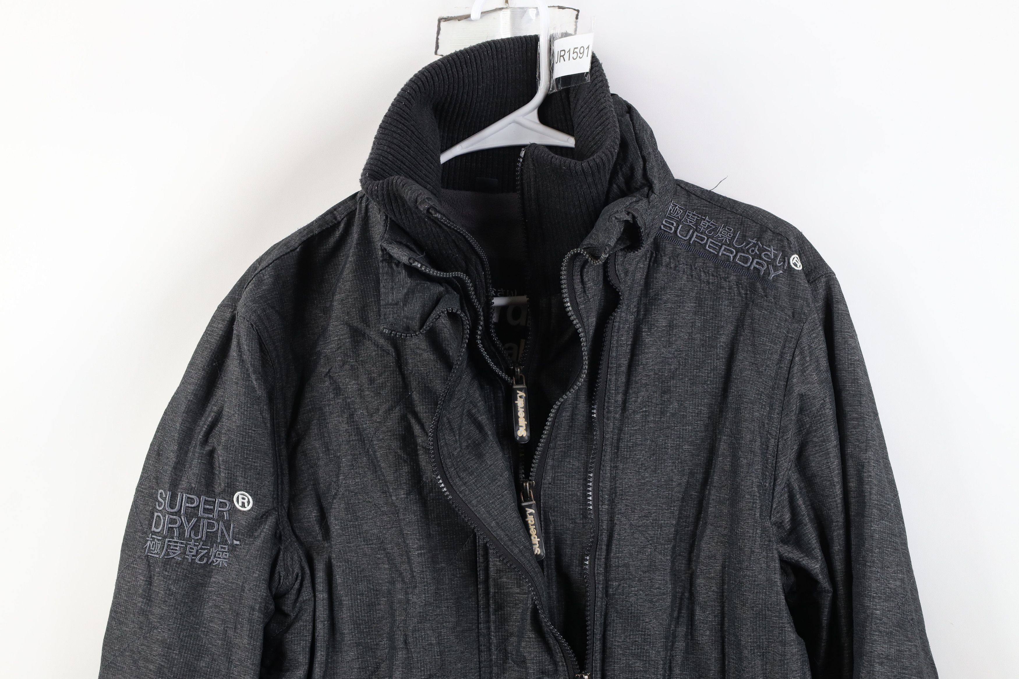 Superdry Superdry Japan Quilted Windcheater Full Zip Jacket Chambray Size US S / EU 44-46 / 1 - 2 Thumbnail