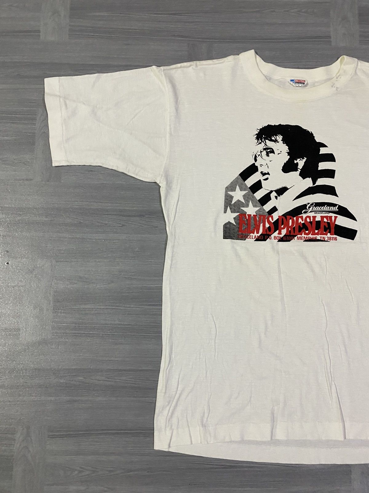 Band Tees Vintage Graceland Elvis Presley T-Shirt Size US M / EU 48-50 / 2 - 5 Thumbnail
