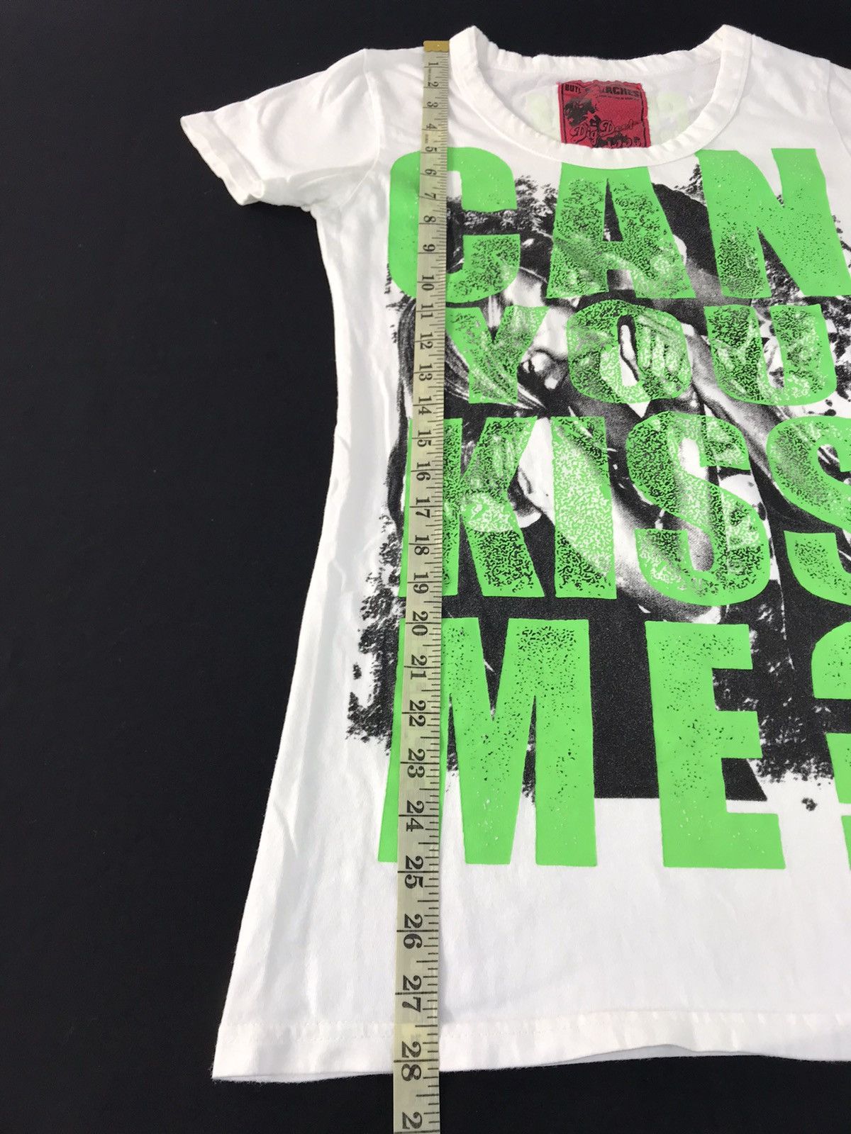 Japanese Brand Dig Deep 1995 Humor Big Lady Graphic Printed Te Size S / US 4 / IT 40 - 10 Thumbnail