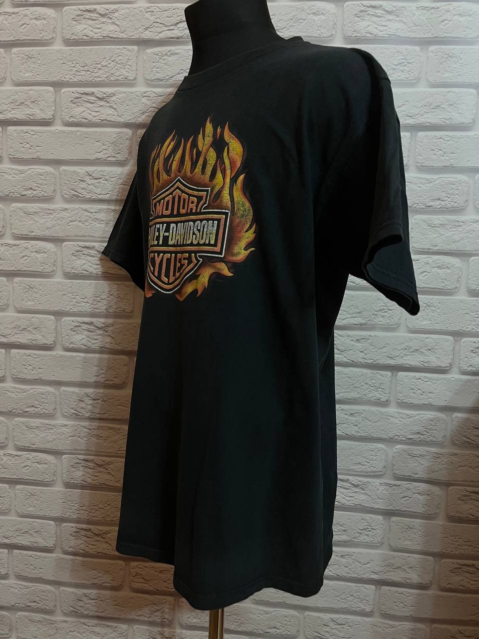 Harley Davidson Vintage harley davidson t shirt 1998 illinois Size US XL / EU 56 / 4 - 2 Thumbnail