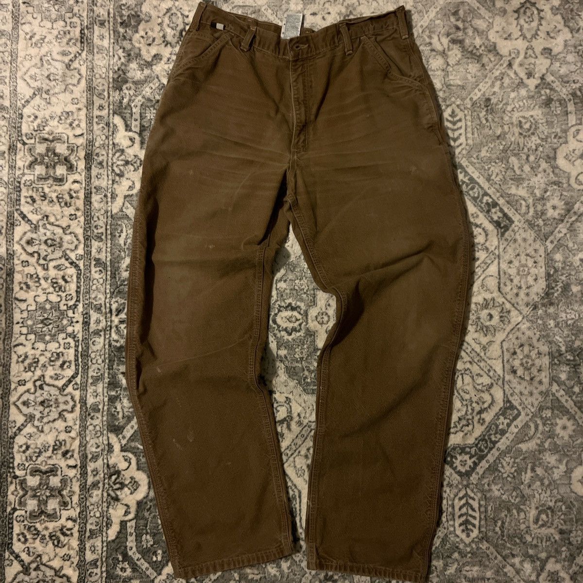 Carhartt Brown FR Carhartt Pants Size US 38 / EU 54 - 3 Thumbnail