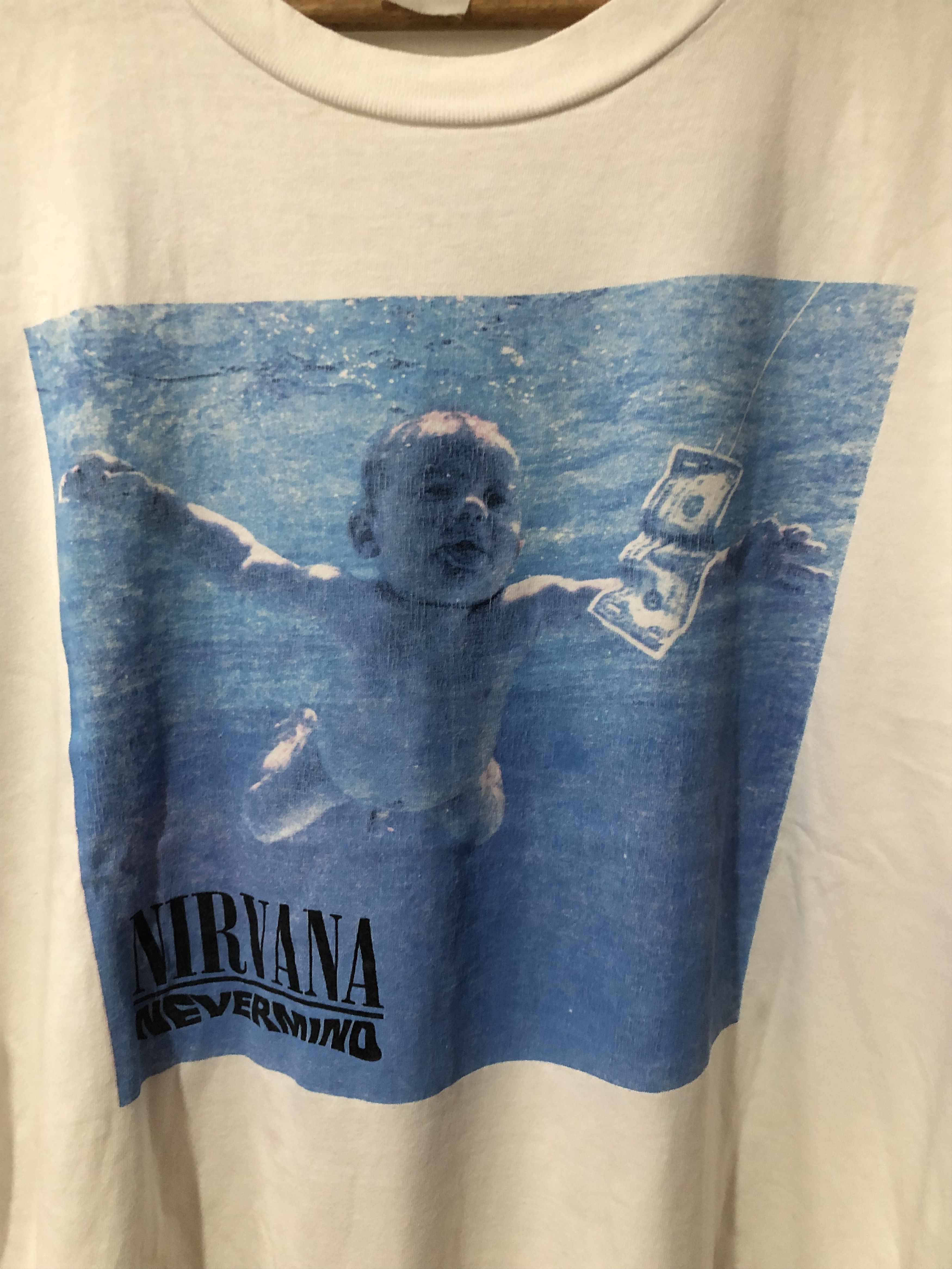Band Tees Vintage Nirvana Album Nevermind Size US L / EU 52-54 / 3 - 6 Thumbnail