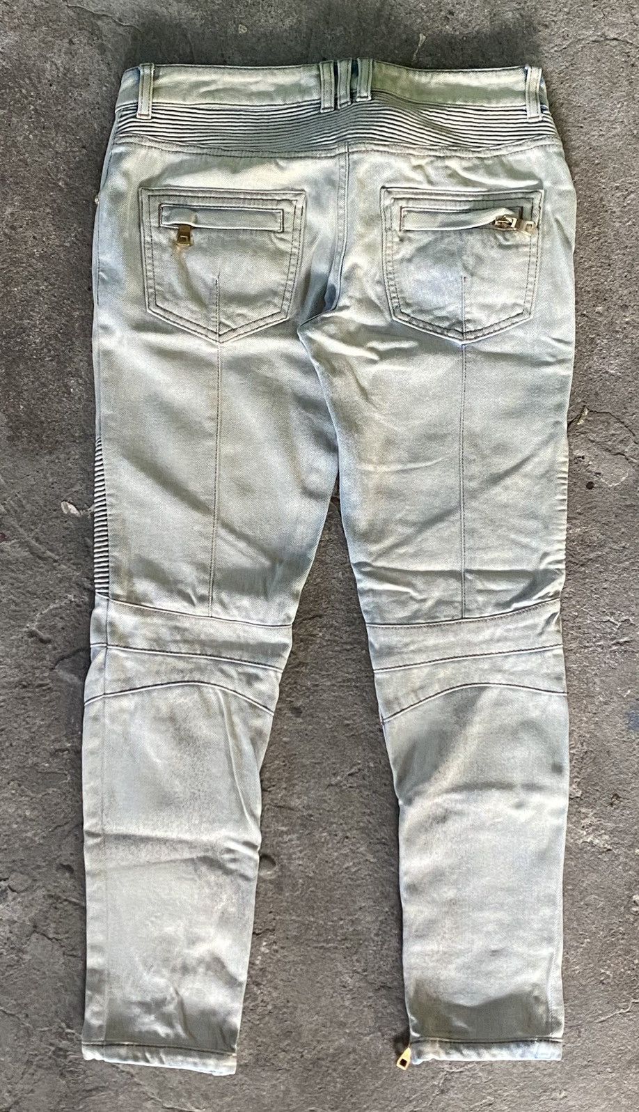 Balmain Balmain - Ankle Zip Biker Jeans Size US 30 / EU 46 - 7 Thumbnail