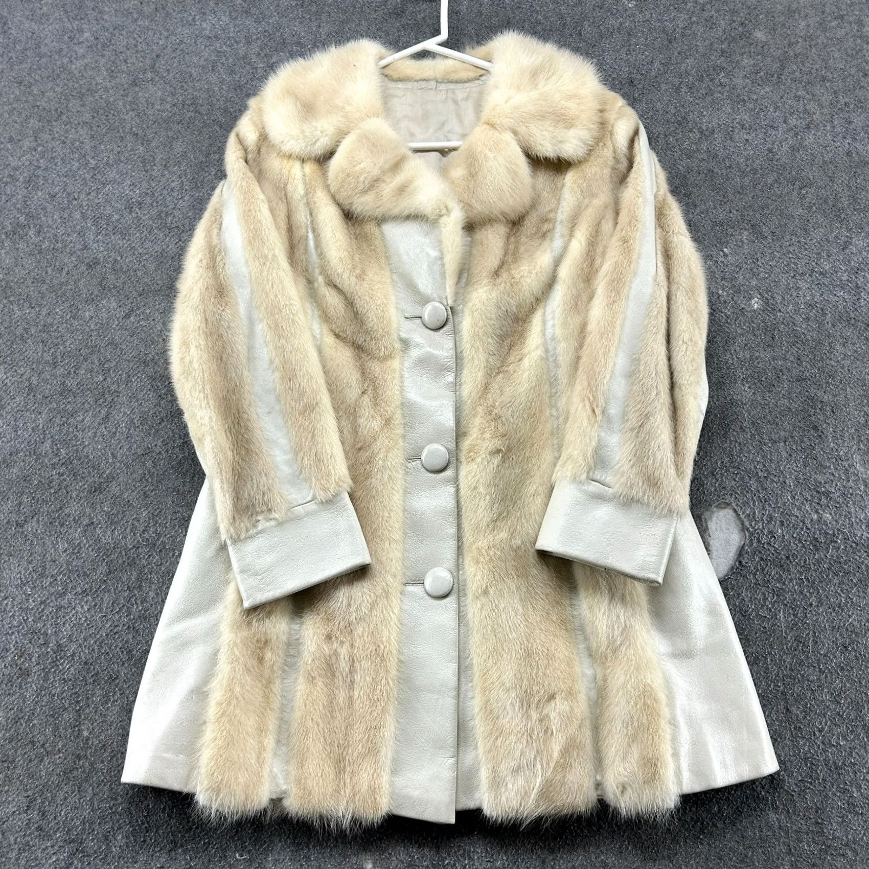 Joseph VINTAGE Joseph Zaccaria Fur Coat Womens M Ivory Long Overcoat 80s Real Mink Lined Coat Mens? Size M / US 6-8 / IT 42-44 - 2 Thumbnail