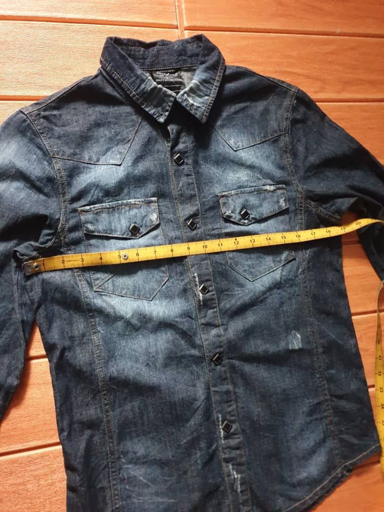 If Six Was Nine Doublefocus distressed Japanese brand western shirt Size US M / EU 48-50 / 2 - 7 Thumbnail
