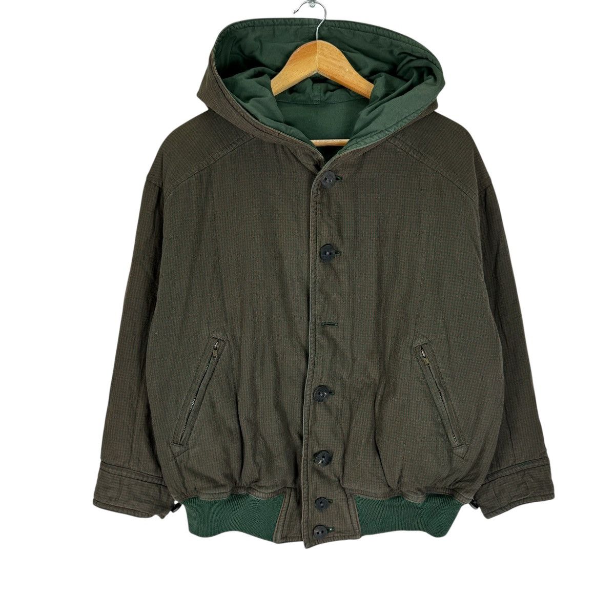 Issey Miyake ☀️ISSEY MIYAKE HOODIE REVERSIBLE JACKET Size M / US 6-8 / IT 42-44 - 8 Thumbnail