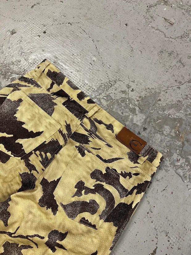 Just Cavalli AW2001 Cavalli Crow Camo Beige & Black Pants Size US 31 - 9 Thumbnail