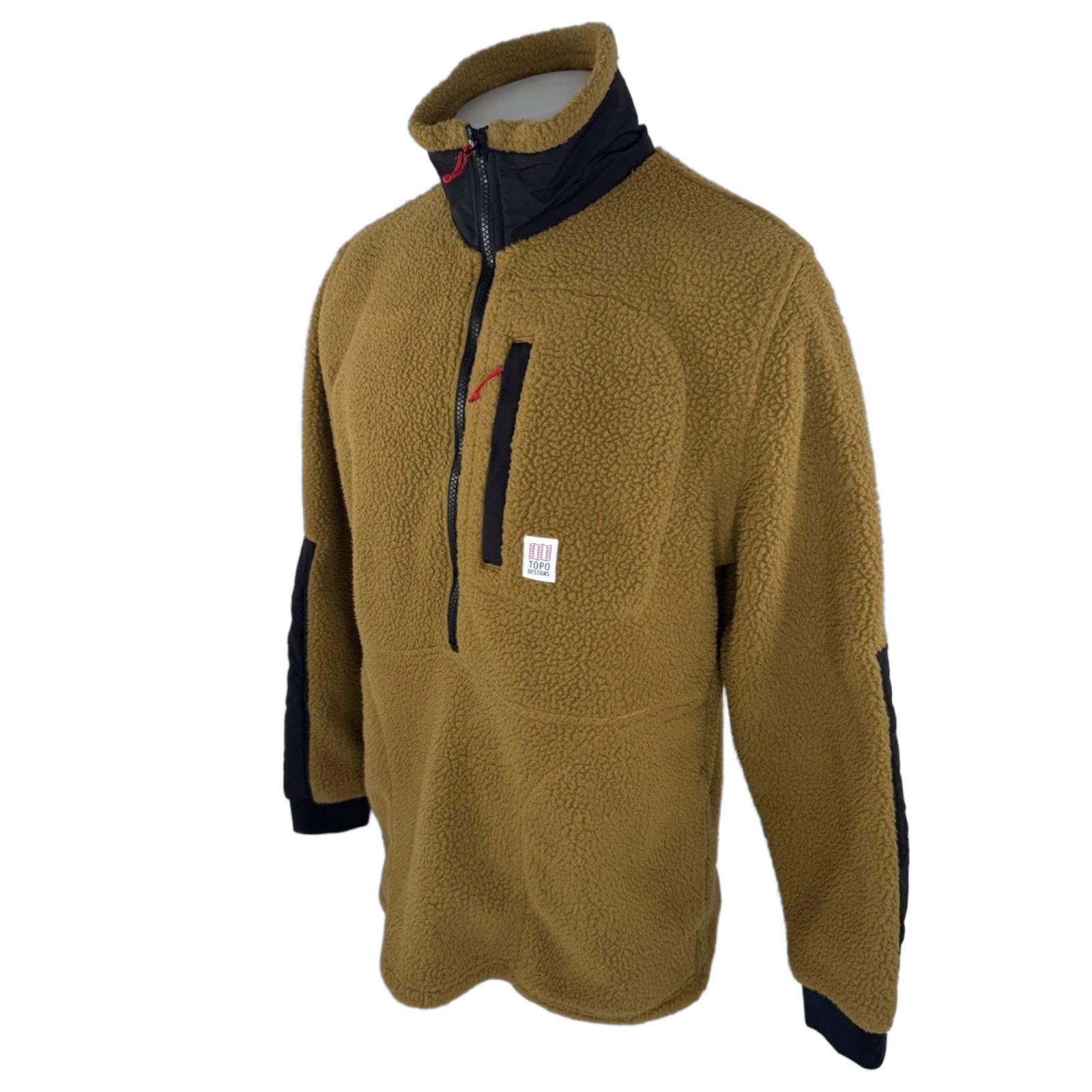 Topo Designs Topo Designs Pullover Fleece Sherpa Sweater Jacket Mens L Brown Size US L / EU 52-54 / 3 - 1 Thumbnail