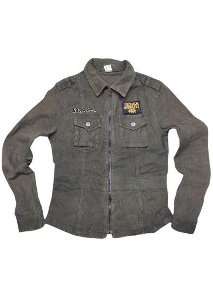Japanese Brand × Vintage VINTAGE ORIGINAL DENIM JACKET FOR WOMEN EMBROIDERY BACKHIT Size M / US 6-8 / IT 42-44 - 1 Thumbnail