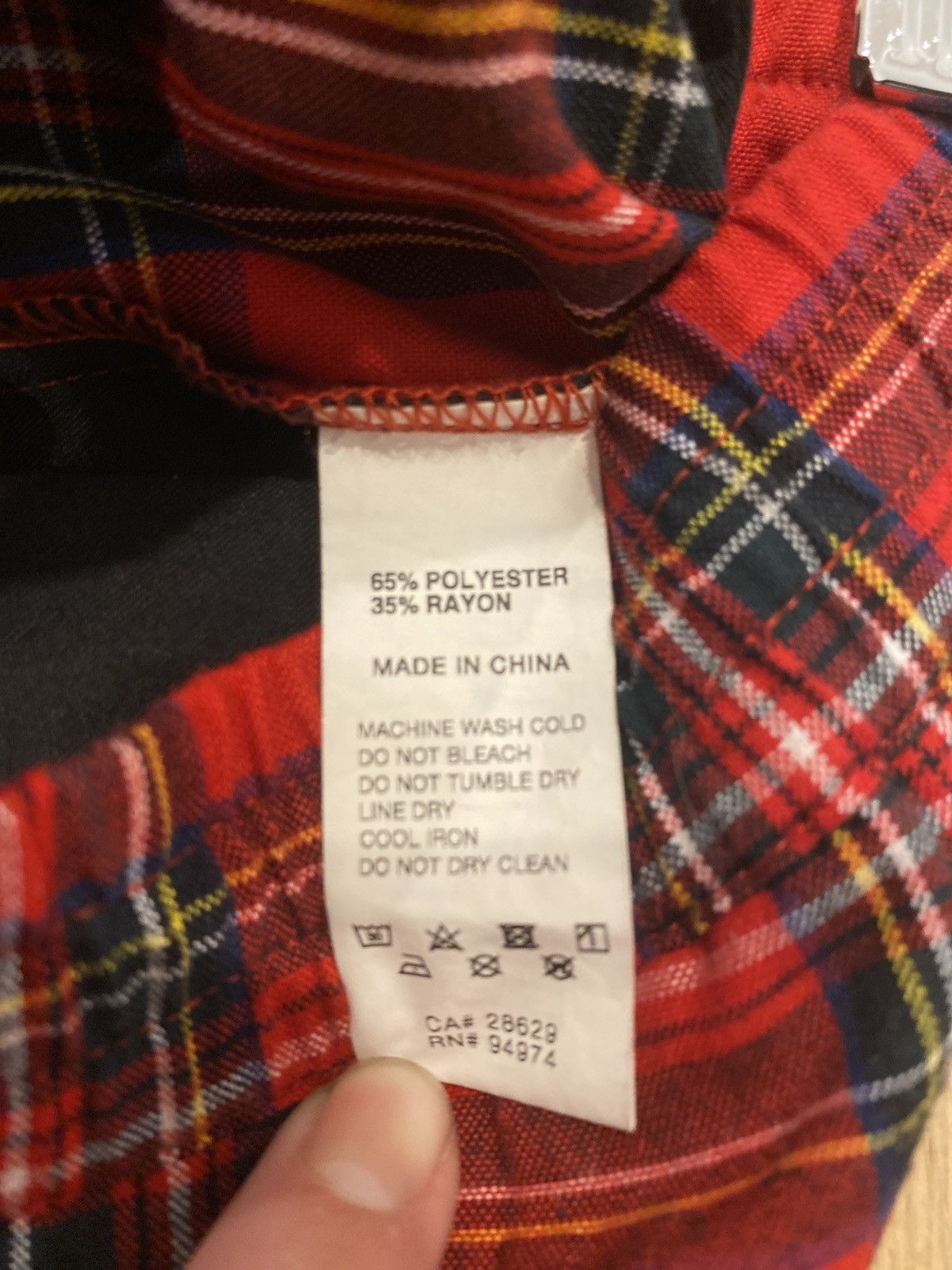 Stussy Stussy red plaid pants Size US 40 / EU 56 - 4 Thumbnail