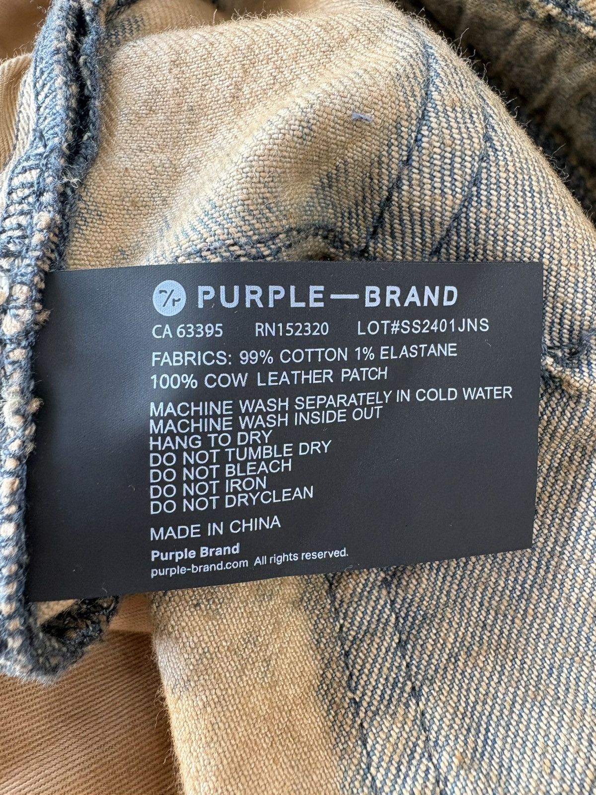 Purple Brand Purple Brand P001 Skinny Jeans “Antiqued Snow Wash” Size US 30 / EU 46 - 5 Thumbnail