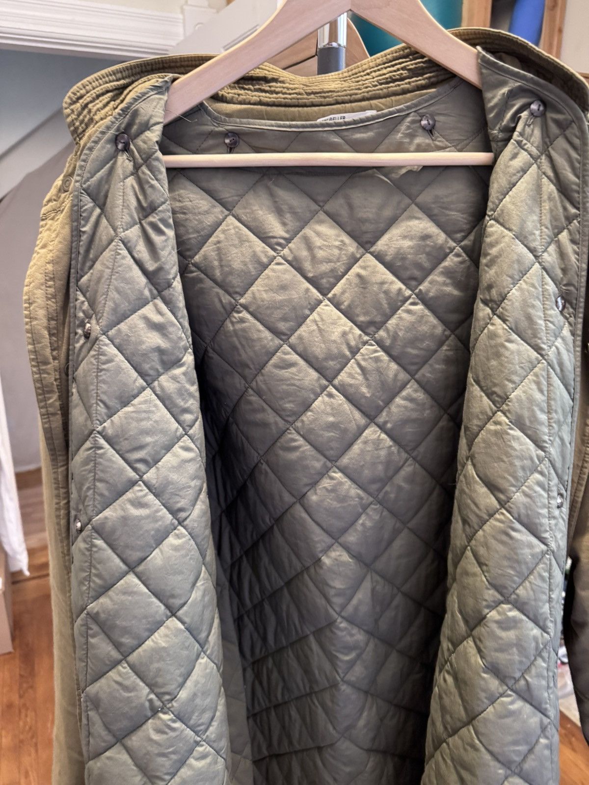 Robert Geller FW 2014 Hooded Military Parka removable quilted lining Size US L / EU 52-54 / 3 - 11 Thumbnail