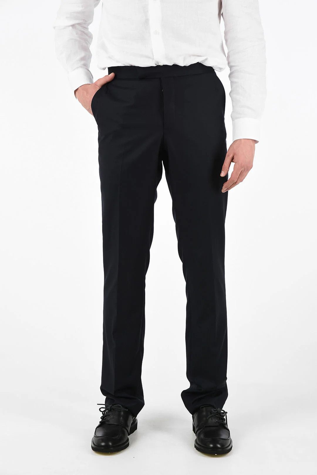 Thom Browne og1mm0426 Wool Pant in Blue Size US 30 / EU 46 - 1 Thumbnail