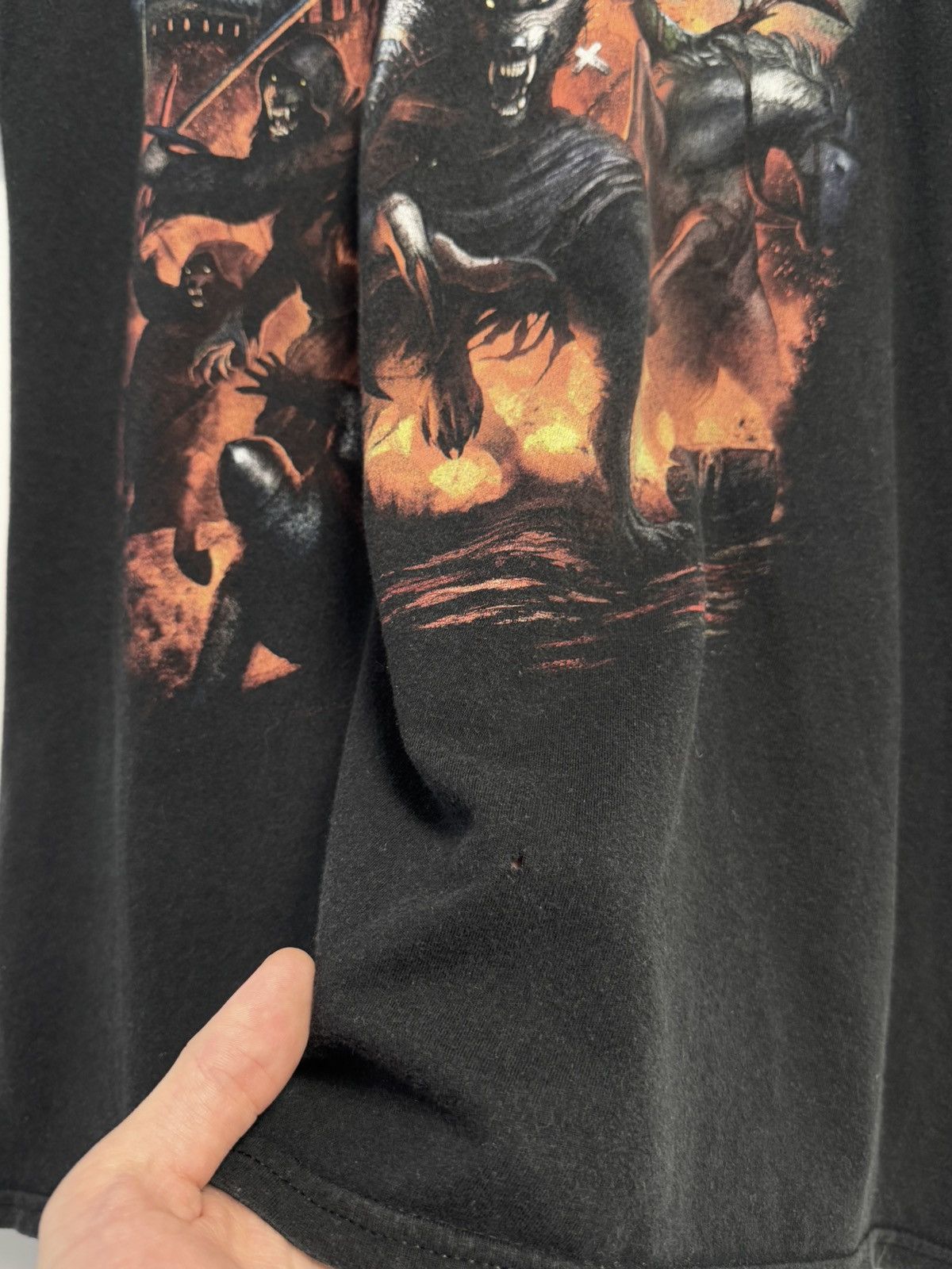 Band Tees × Japanese Brand × Vintage Powerwolf Vintage T-Shirt Y2K style Size US XL / EU 56 / 4 - 3 Thumbnail