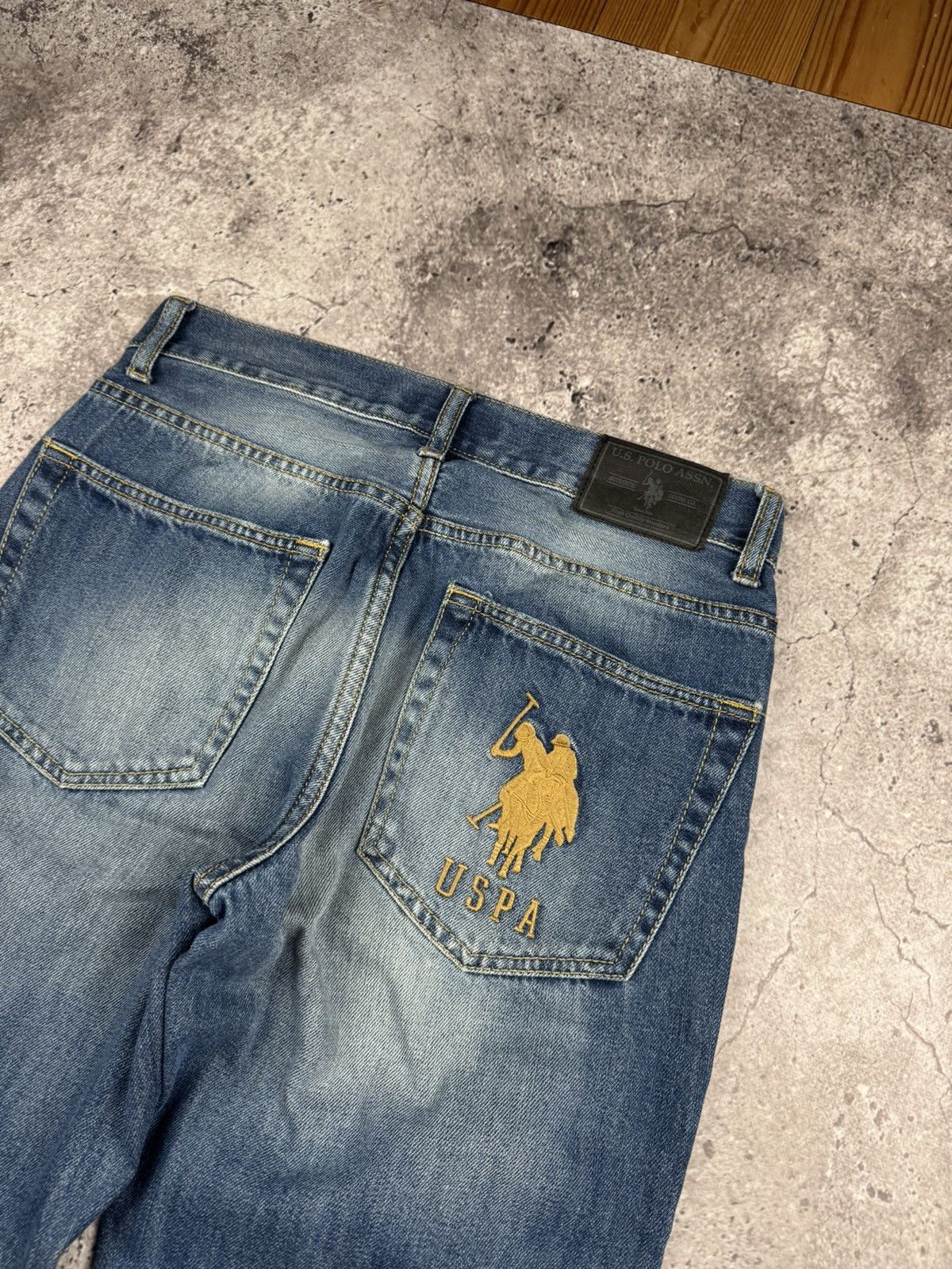 Vintage POLO RALPH LAUREN BIG PONY BAGGY DENIM JAPANESSE JEANS Size US 30 / EU 46 - 4 Thumbnail