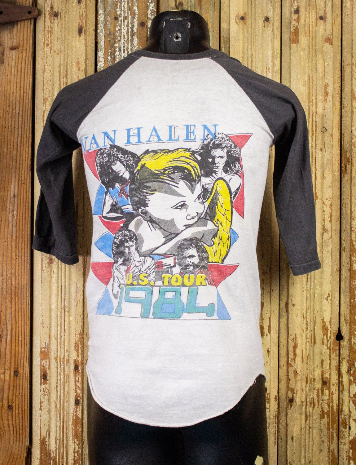Band Tees × Vintage Vintage Van Halen 1984 Tour Parking Lot Concert T Shirt 1984 Size US XS / EU 42 / 0 - 2 Thumbnail