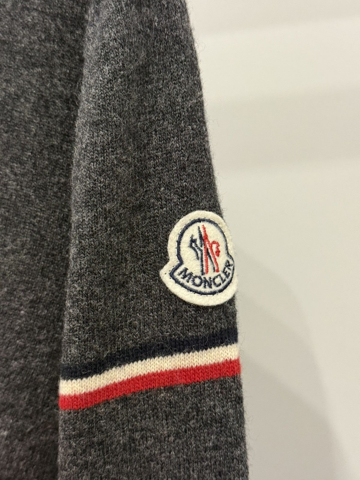 Moncler Vintage Moncler Wool Knitted V Neck Men’s Sweater Rick Owens Size US L / EU 52-54 / 3 - 3 Thumbnail
