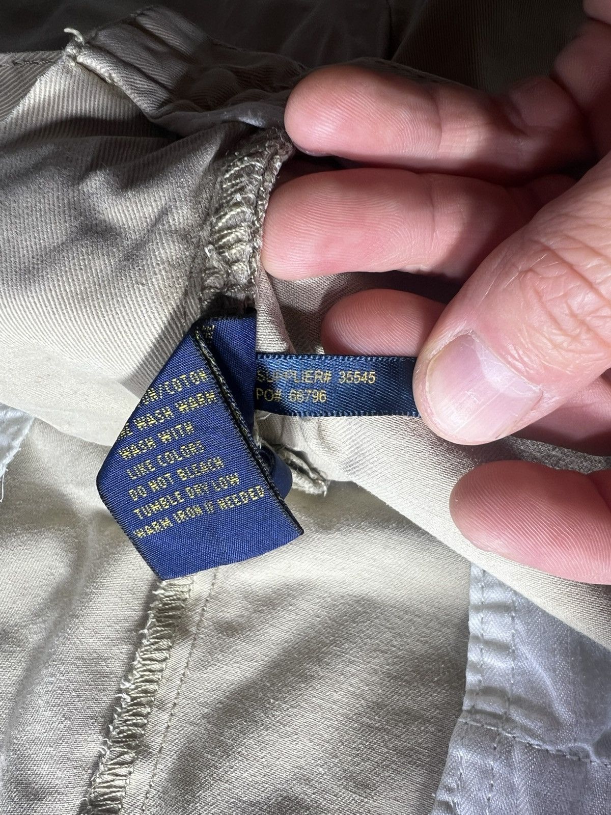 Polo Ralph Lauren Polo Ralph Lauren Men's Chino Shorts Sz 36 Beige Flat Front Size US 36 / EU 52 - 7 Thumbnail