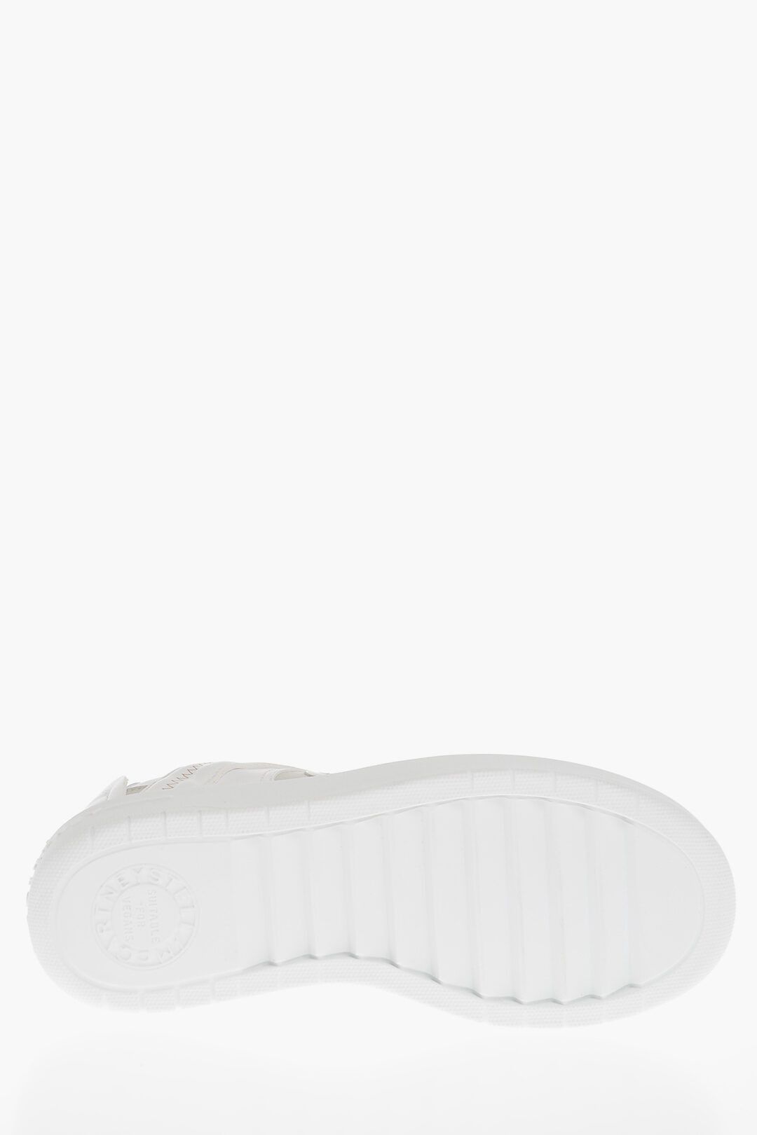 Stella McCartney og1mm0824 Eco-Leather S-Wave Low Top Sneaker in White Size US 8 / IT 38 - 5 Thumbnail