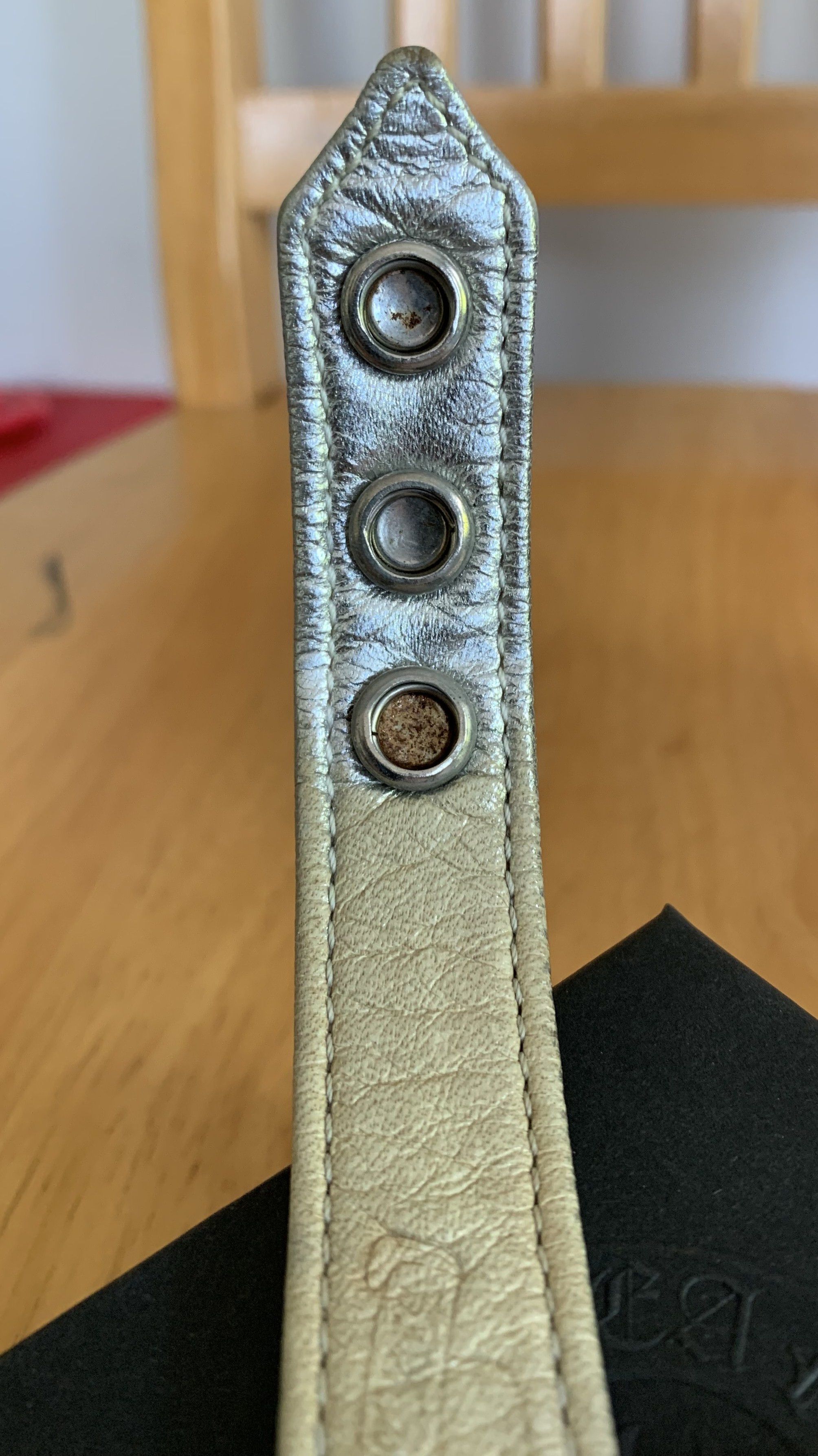 Chrome Hearts Chrome Hearts Adjustable Leather Silver Snap Bracelet Size ONE SIZE - 8 Thumbnail