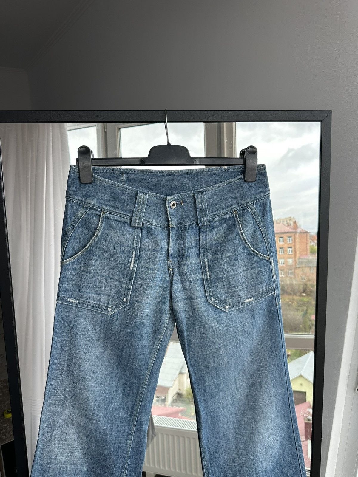 Diesel Vintage Diesel Woman 00s Flared Y2K Jeans Size 30" / US 8 / IT 44 - 2 Thumbnail