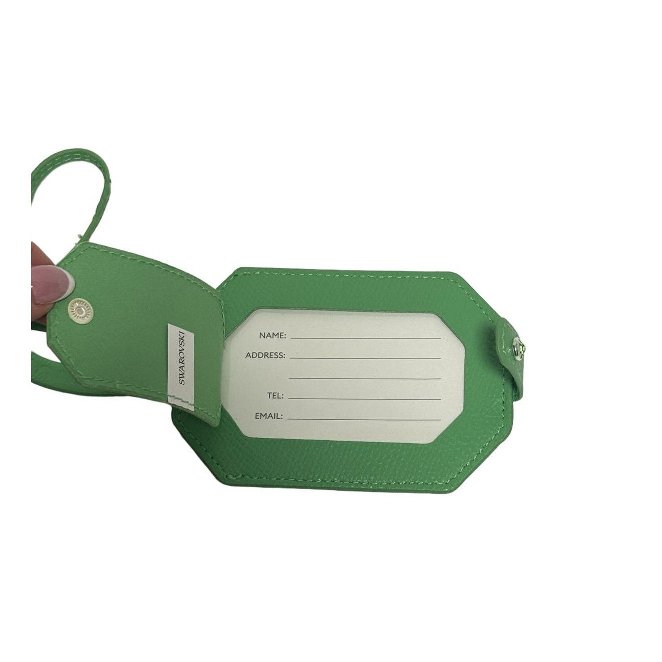 Swarovski Swarovski Luggage Tag and Tag holder Green Size ONE SIZE - 2 Thumbnail