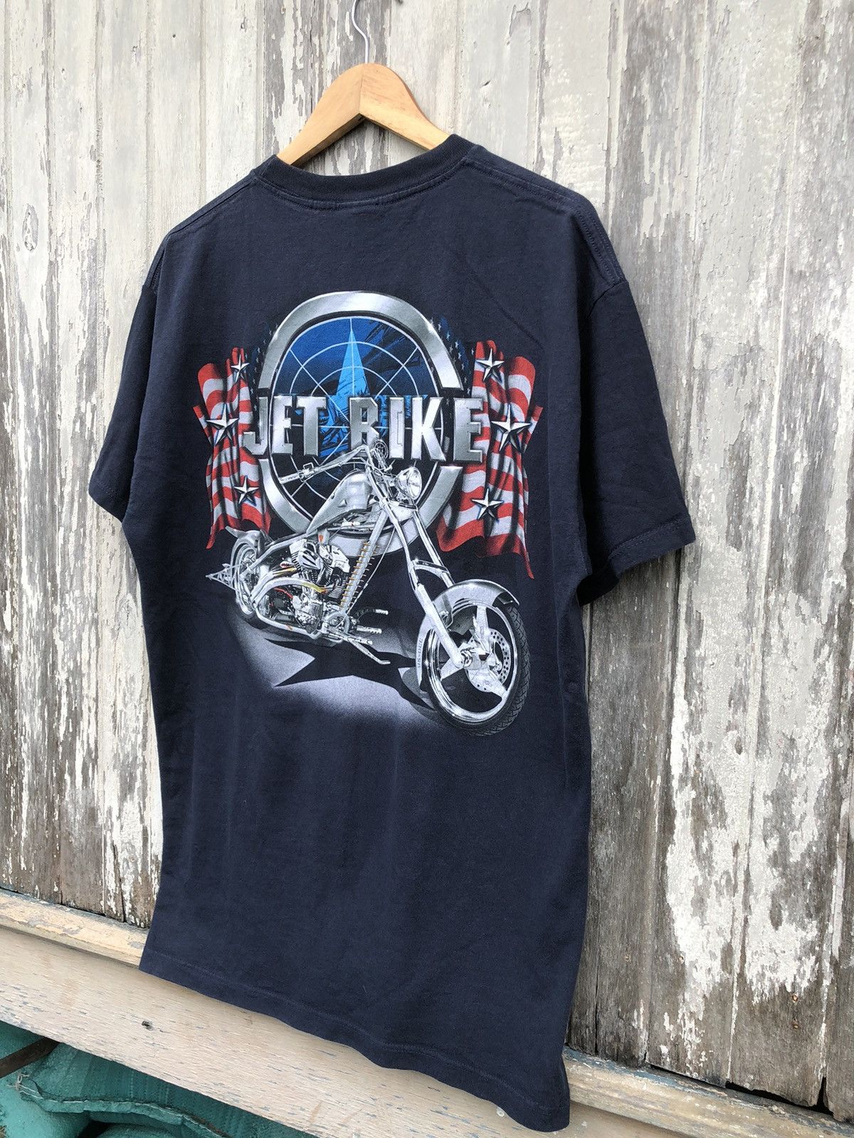 Harley Davidson × Vintage × West Coast Choppers Vintage Y2K American ChooperJet Bike Tee Size US L / EU 52-54 / 3 - 3 Thumbnail