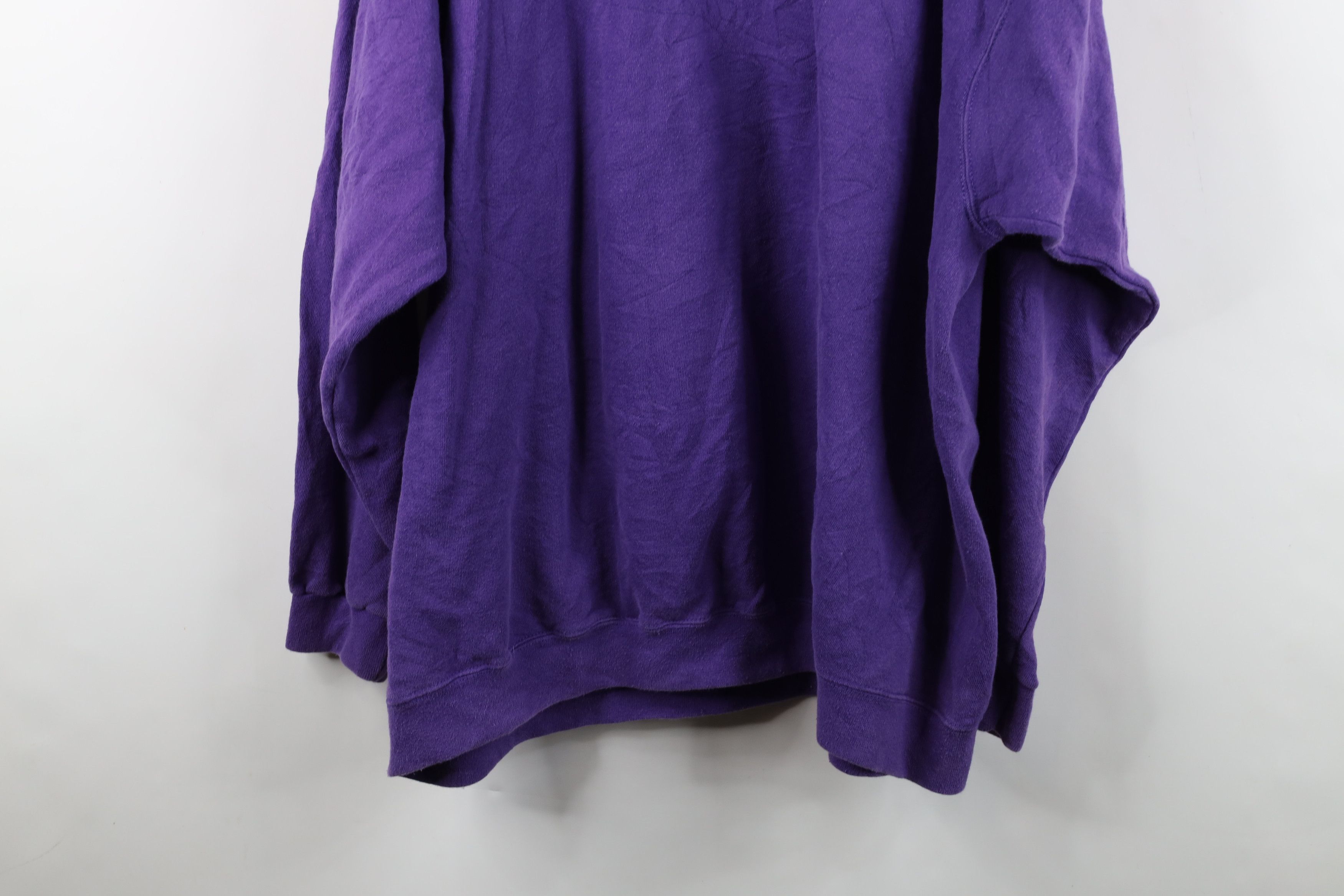 Nike Vintage 90s Nike Scott Mini Swoosh Sweatshirt Purple USA Size US XXL / EU 58 / 5 - 14 Thumbnail